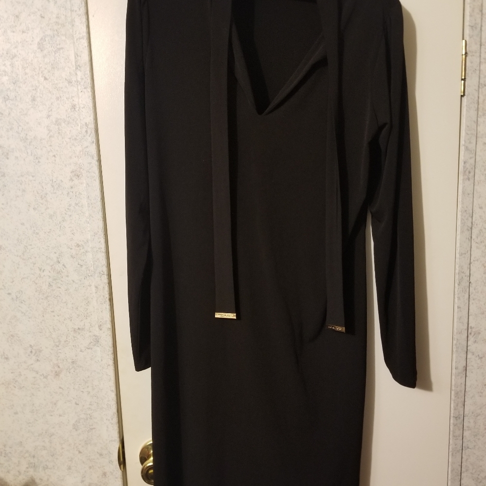 Michael Kors Dress with Neck Tie Long Sleeve